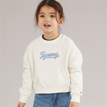 Tommy Hilfiger Girls Sweatshirt Ivory Silk