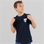 Tommy Hilfiger Junior Boys Varsity Graphic T-Shirt Dark Night Navy