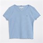 Tommy Hilfiger Girls Essential T-Shirt Cloudy Blue