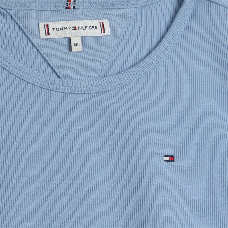 Tommy Hilfiger Girls Essential T-Shirt Cloudy Blue