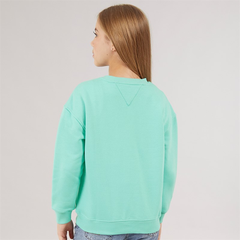 Tommy Hilfiger Junior Girls Sweatshirt Menthol