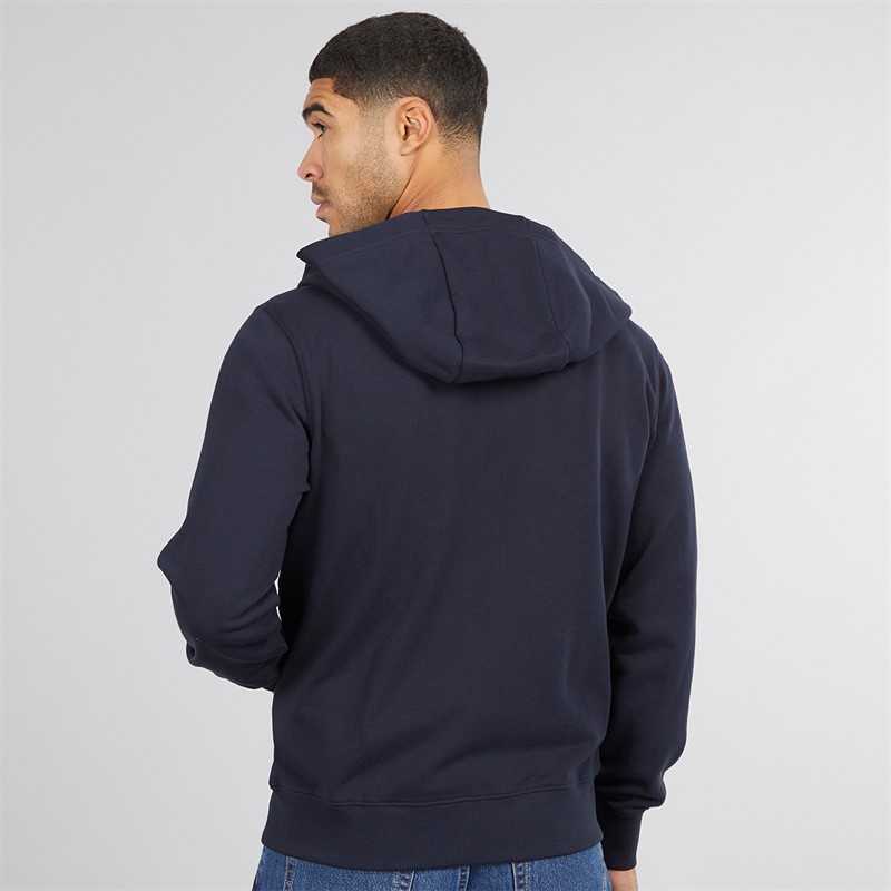Tommy Hilfiger Mens Hilfiger Stacked Zip Through Hoodie Desert Sky
