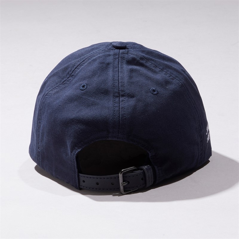 Tommy Hilfiger Mens Graphic Washed Six Panel Cap Space Blue