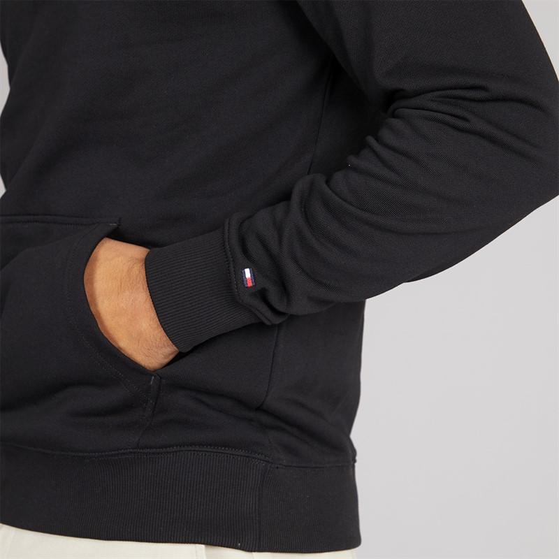 Tommy Hilfiger Mens Love Hilfiger Hoodie Black