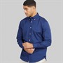 Tommy Hilfiger Mens Flex Poplin Solid Shirt Preppy Navy