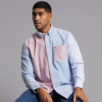 Tommy Hilfiger Mens Americana Blocking Shirt Shirt Blue/Multi