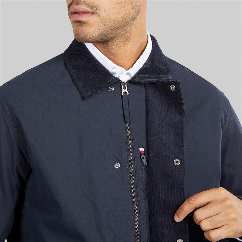 Tommy Hilfiger Mens Short Walking Jacket Desert Sky