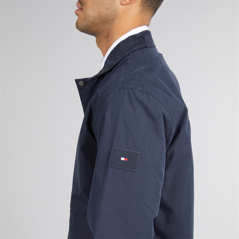 Tommy Hilfiger Mens Short Walking Jacket Desert Sky