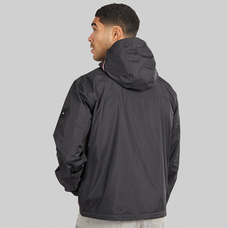Tommy Hilfiger Mens Hooded Jacket Black
