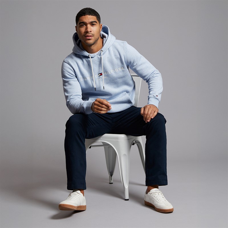 Tommy Hilfiger Mens Tommy Logo Hoodie Bros B0802