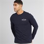 Tommy Hilfiger Mens Hilfiger Stack Long Sleeve Top Desert Sky