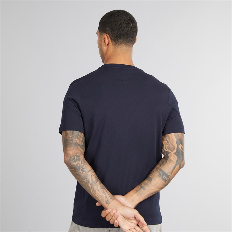 Tommy Hilfiger Mens Hilfiger Stack T-Shirt Desert Sky