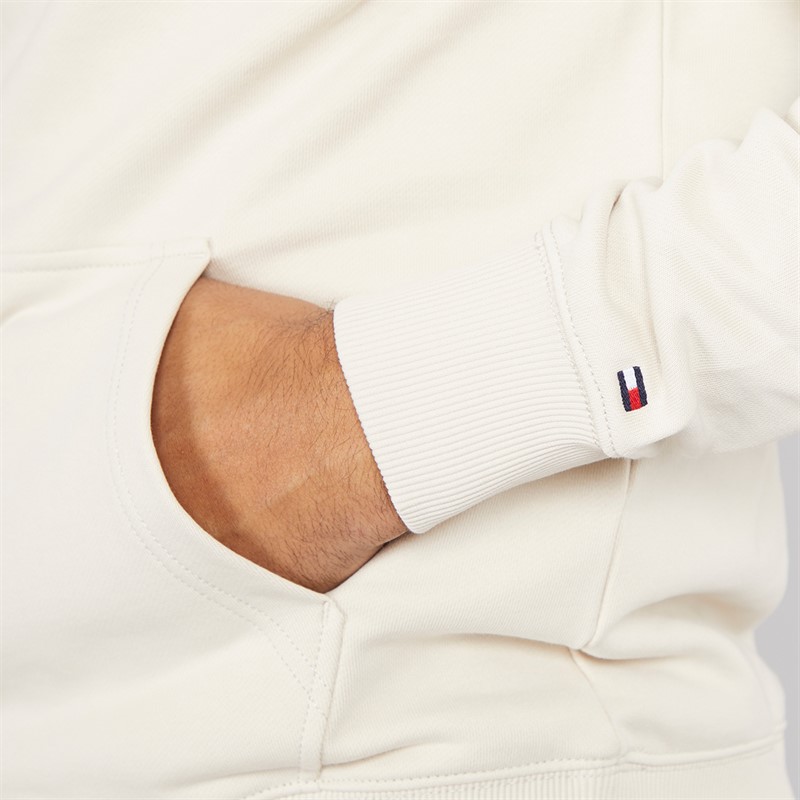 Tommy Hilfiger Mens Love Hilfiger Hoodie Newsprint