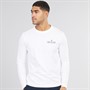Tommy Hilfiger Mens Hilfiger Stack Long Sleeve Top White