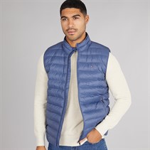 Tommy Hilfiger Mens Packable Recycled Gilet Faded Indigo