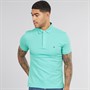 Tommy Hilfiger Mens 1985 Slim Polo Shirt Chilled Mint