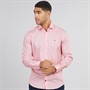 Tommy Hilfiger Mens Shirt Optic White/Classic Pink