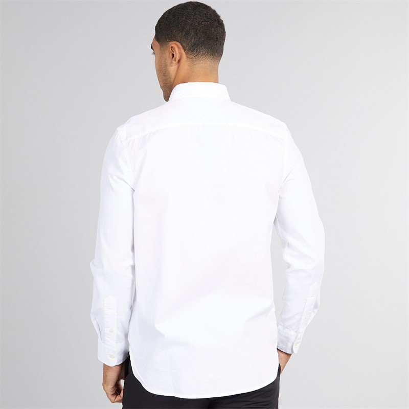 Tommy Hilfiger Mens Flex Dobby Shirt Th Optic White