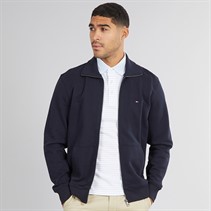 Tommy Hilfiger Mens Essential Zip Up Sweat Jacket Desert Sky