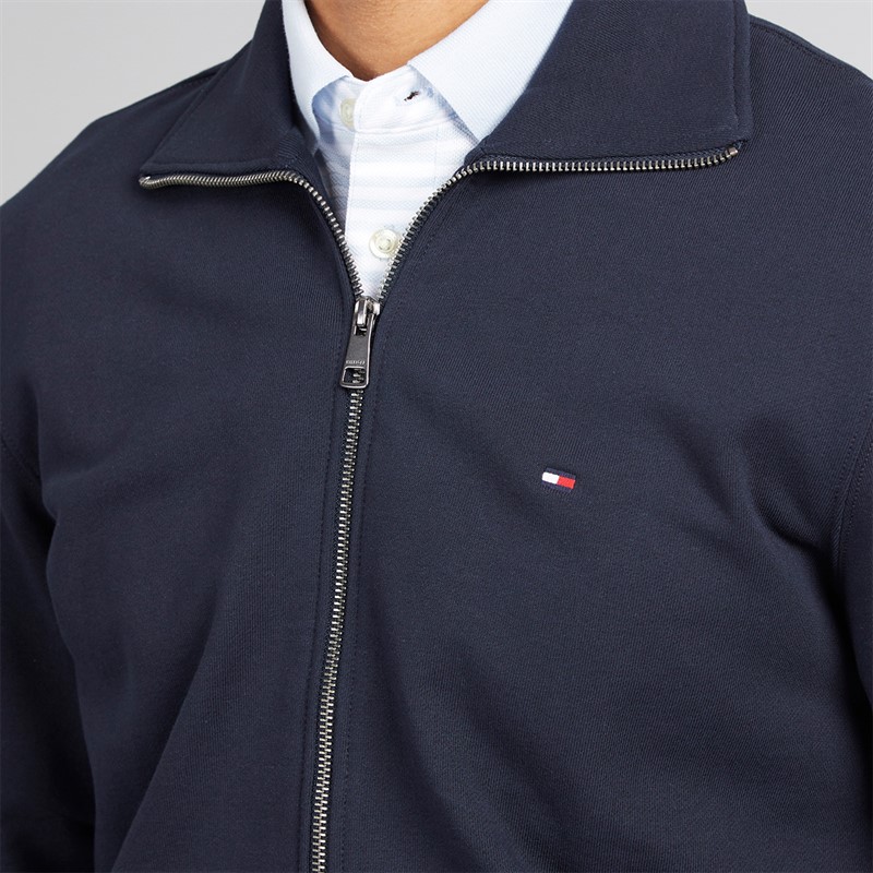 Tommy Hilfiger Mens Essential Zip Up Sweat Jacket Desert Sky