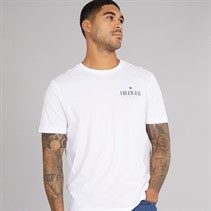 Tommy Hilfiger Mens Hilfiger Stack T-Shirt White