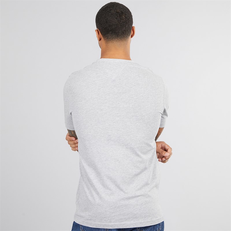 Tommy Hilfiger Mens Americana Monotype Pocket T-Shirt Light Grey Heather