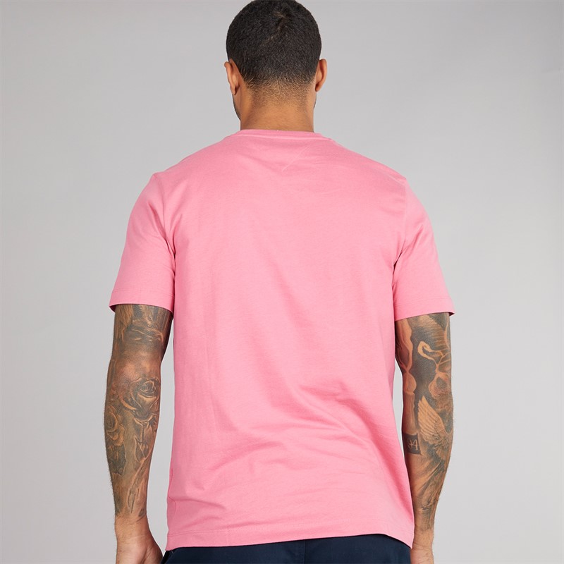 Tommy Hilfiger Mens Seasonal Solid T-Shirt Vintage Rosy