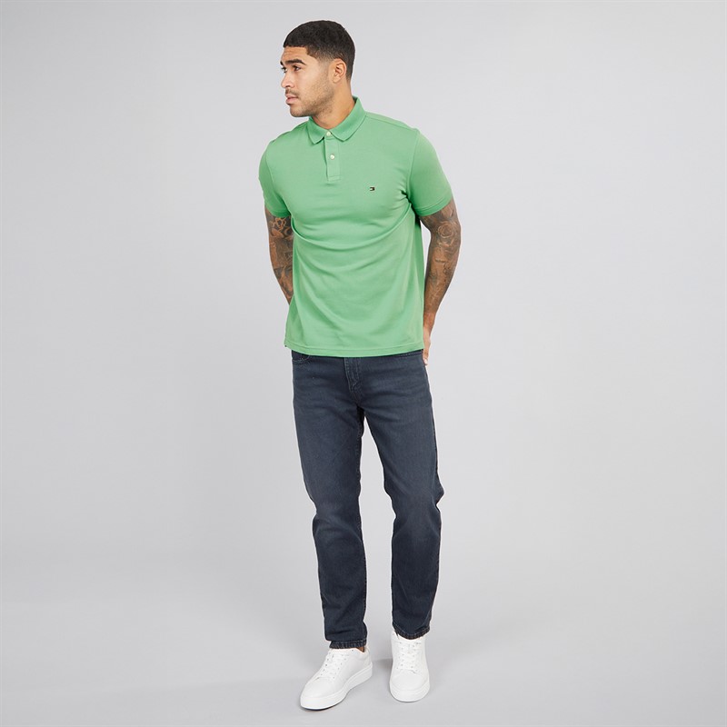 Tommy Hilfiger Mens 1985 Regular Polo Shirt Fort Green