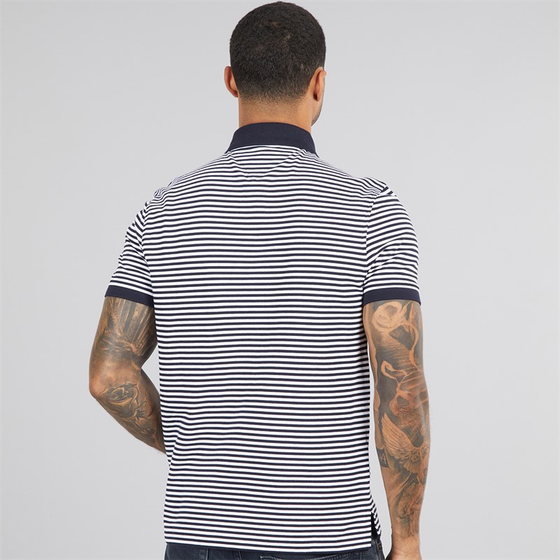 Tommy Hilfiger Mens 1985 Regular Polo Shirt Desert Sky/White Desert Sky / White