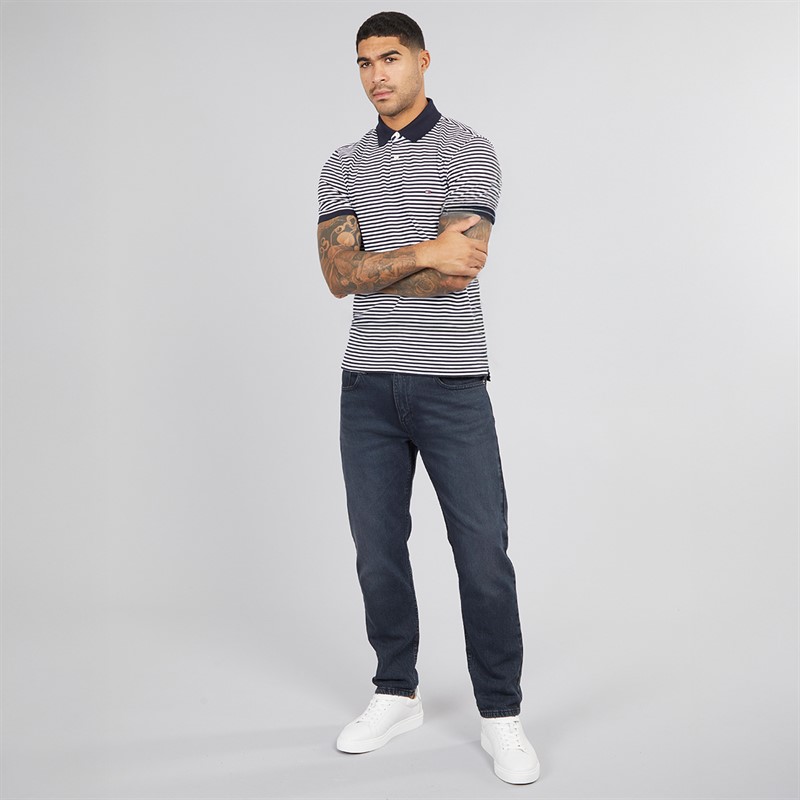 Tommy Hilfiger Mens 1985 Regular Polo Shirt Desert Sky/White Desert Sky / White