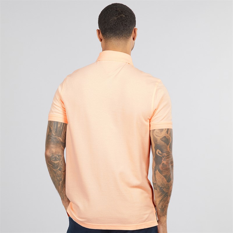 Tommy Hilfiger Mens 1985 Regular Polo Shirt Whipped Papaya