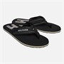 Tommy Hilfiger Mens Padded Strap Flip Flops Black