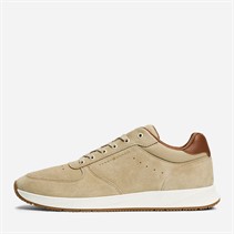 Tommy Hilfiger Mens Premium Suede Trainers Sandalwood