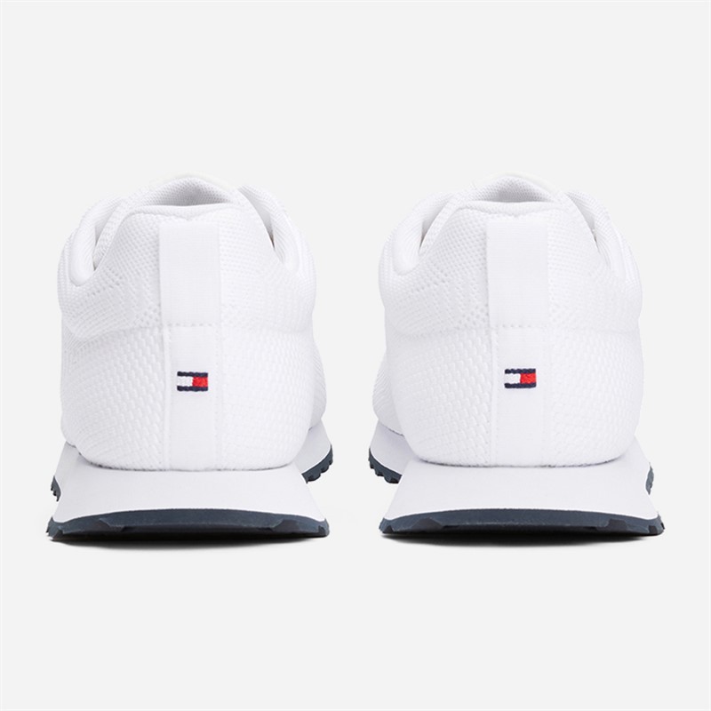 Tommy Hilfiger Mens New Runner Trainers White