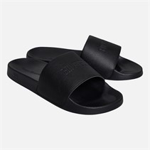 Tommy Hilfiger Mens Embossed Logo Sliders Black