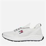 Tommy Hilfiger Mens Knitted Trainers Ecru