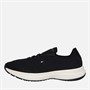 Tommy Hilfiger Womens Knit Runner Trainers Black