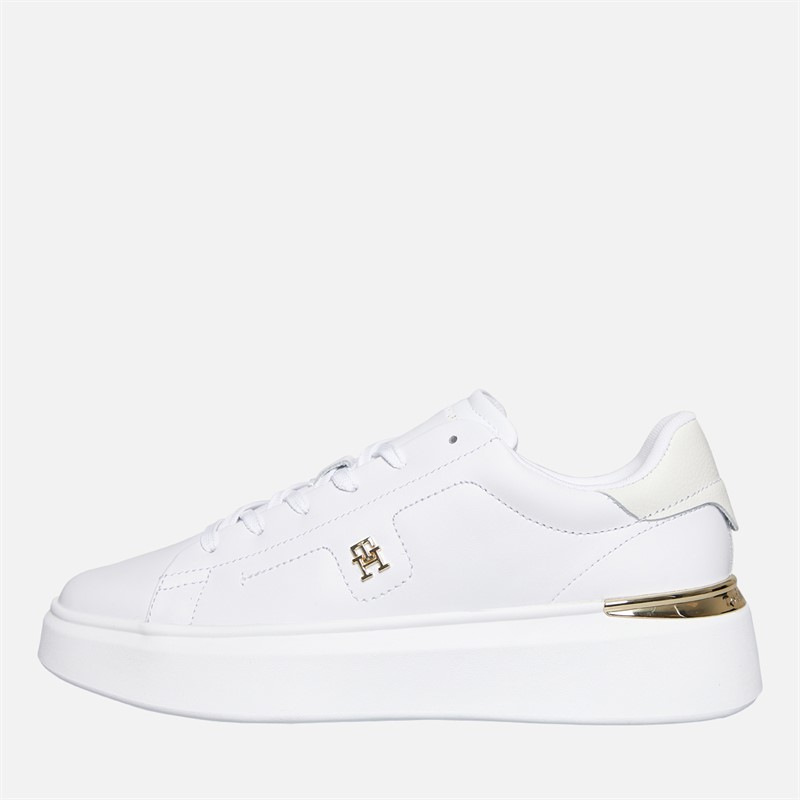 Tommy Hilfiger Womens Court Trainers White