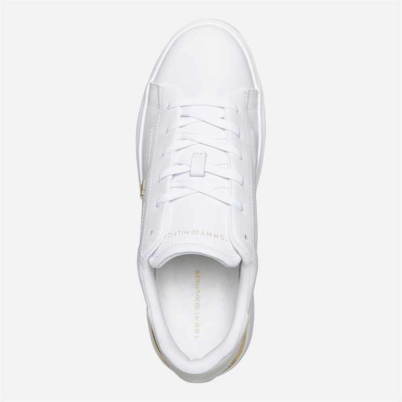 Tommy Hilfiger Womens Court Trainers White
