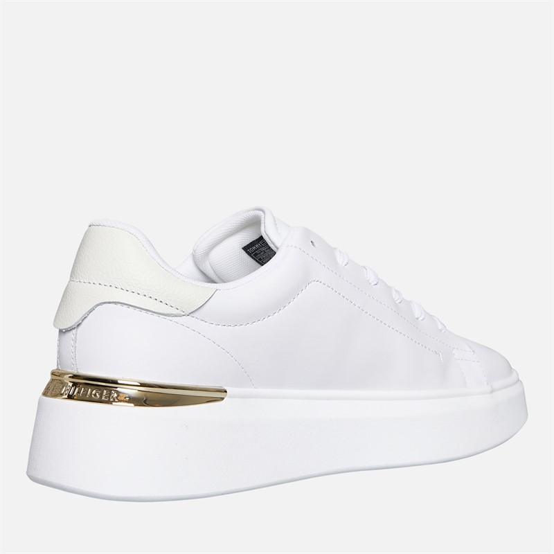 Tommy Hilfiger Womens Court Trainers White