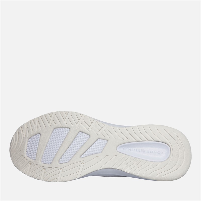 Tommy Hilfiger Womens Knit Runner Trainers White