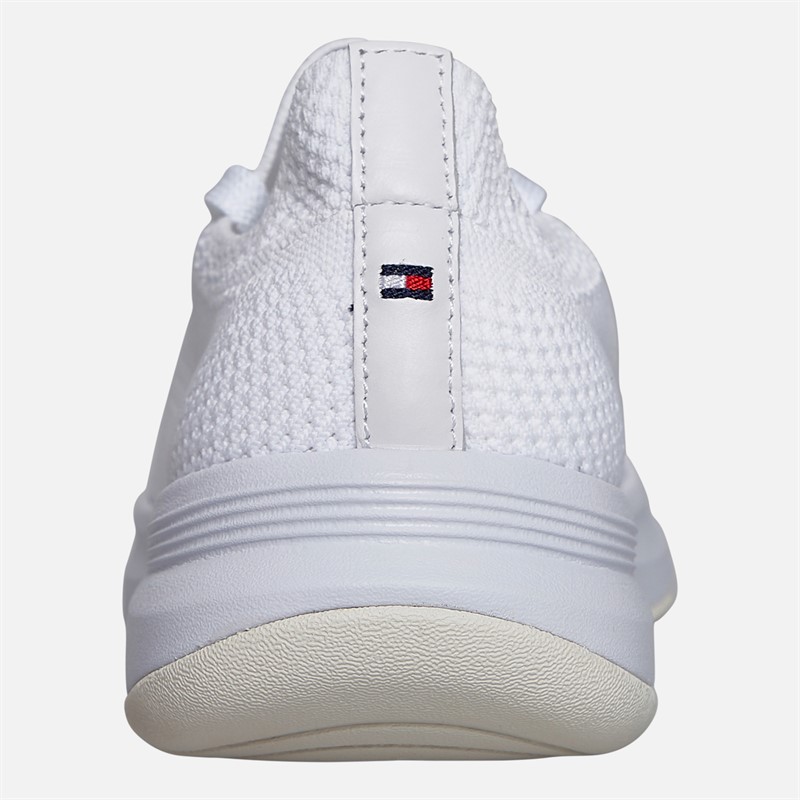 Tommy Hilfiger Womens Knit Runner Trainers White