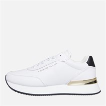 Tommy Hilfiger Womens Chic Fashion Runner Trainers White/Black