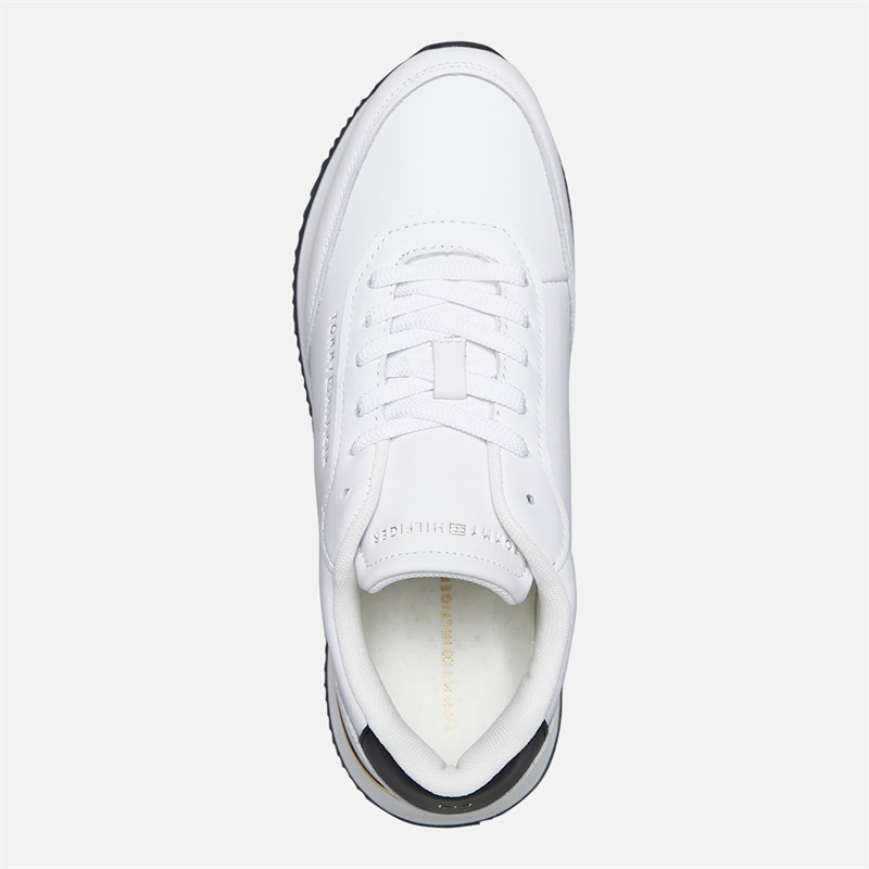 Tommy Hilfiger Womens Chic Fashion Runner Trainers White/Black