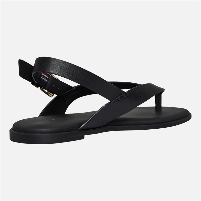 Tommy Hilfiger Womens Colour Block Ankle Strap Sandals Black