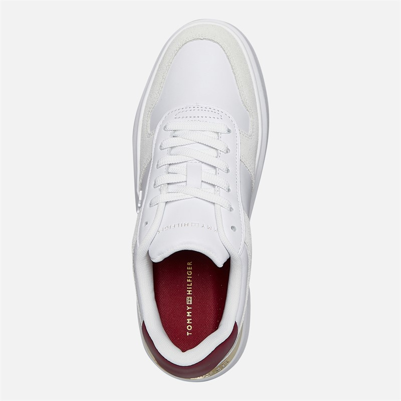 Tommy Hilfiger Womens Court Trainers White