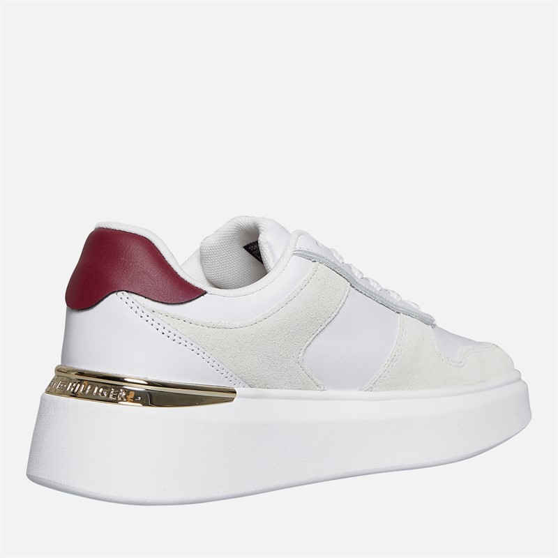Tommy Hilfiger Womens Court Trainers White