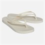 Tommy Hilfiger Womens Logo Flip Flops Ivory Petal