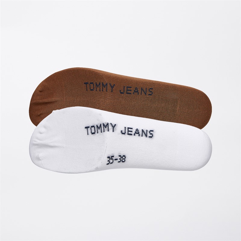 Tommy Hilfiger Flag Two Pack Quarter Socks Brown