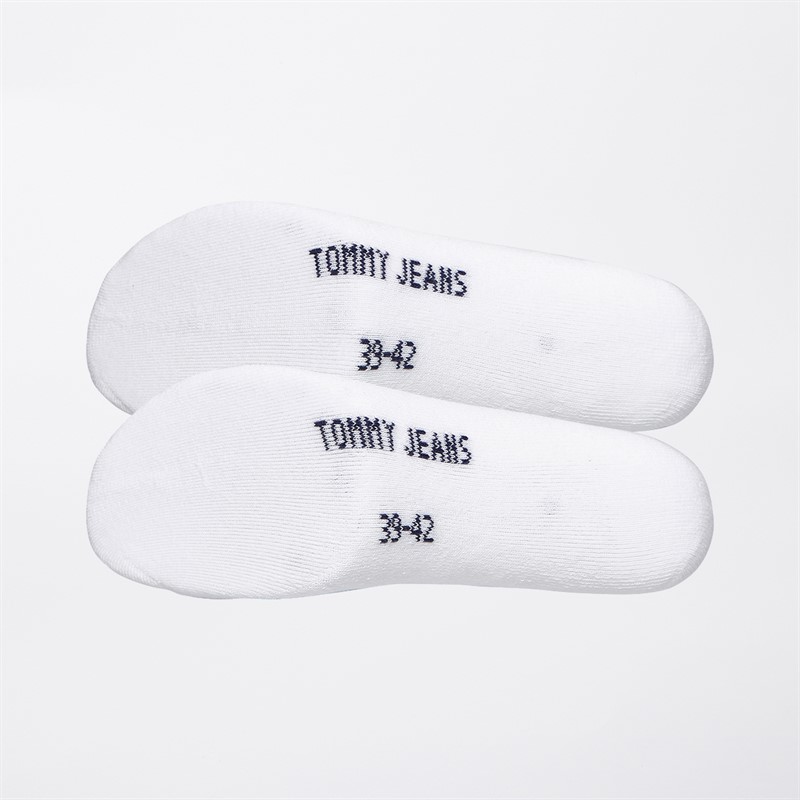 Tommy Hilfiger Mens Two Pack Patch Socks White